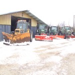 Entreprise paysages and caux - flotte de deneigement
